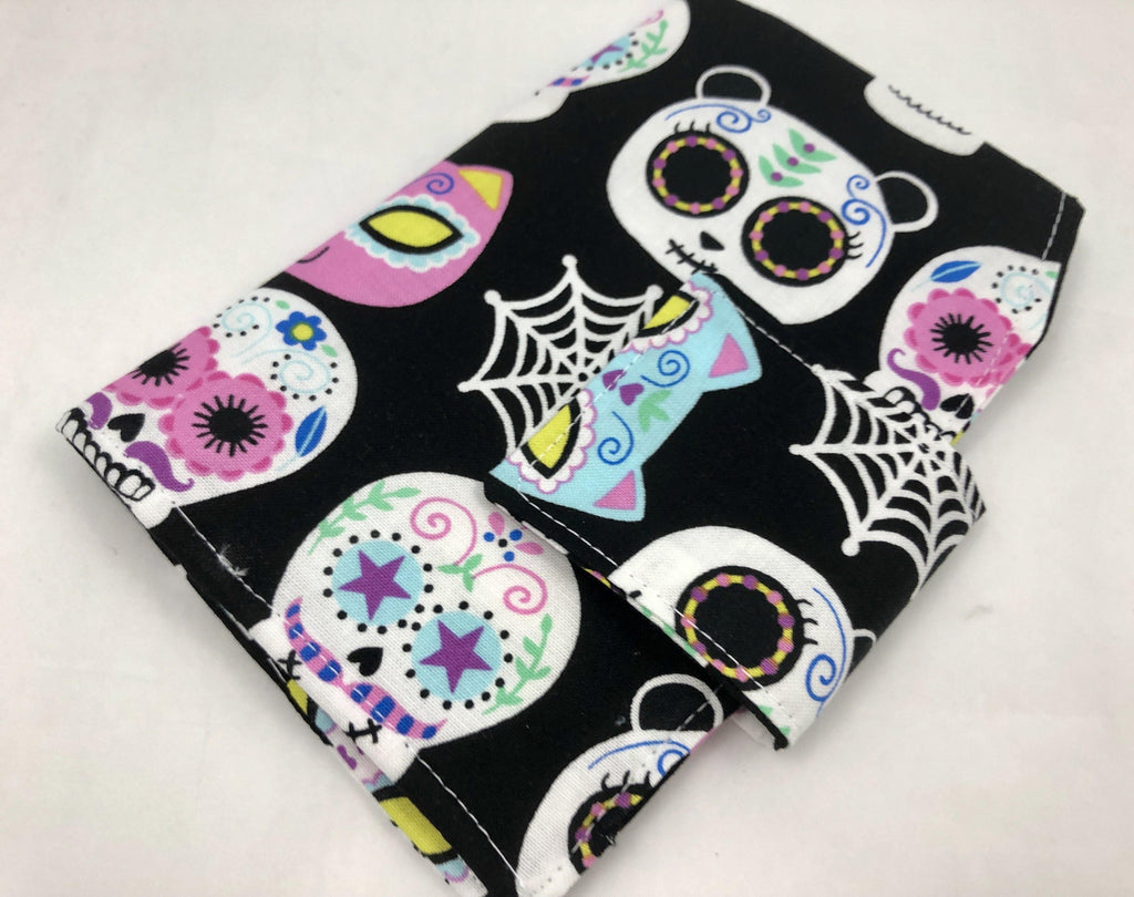 Feminine Products Case, Tampon and Sanitary Pad Holder, Tampon Bag, Day of the Dead - EcoHip Custom Designs