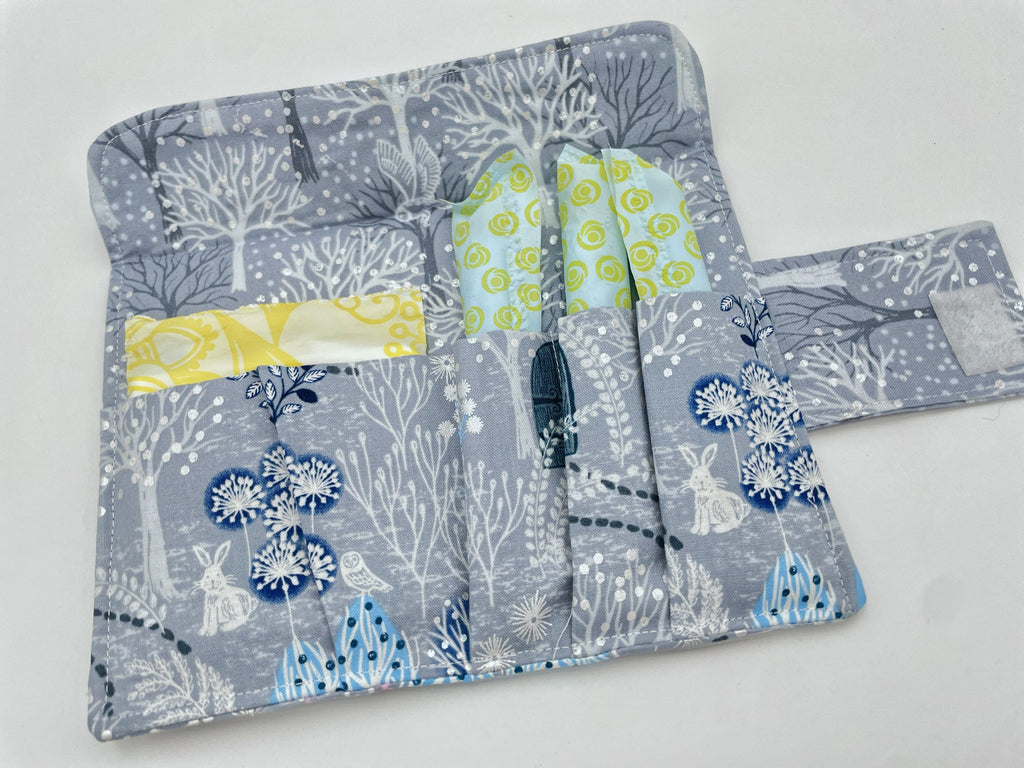 Privacy Pouch, Tampon Case, Sanitary Pad Case,  Pad Pouch, Tampon Bag, Tampon Holder, Tampon Wallet - Winter Animals