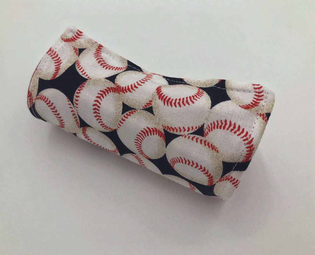 Baseball Crayon Roll, Sports Fan Crayon Caddy, Travel Toy, Baseball Fan - EcoHip Custom Designs