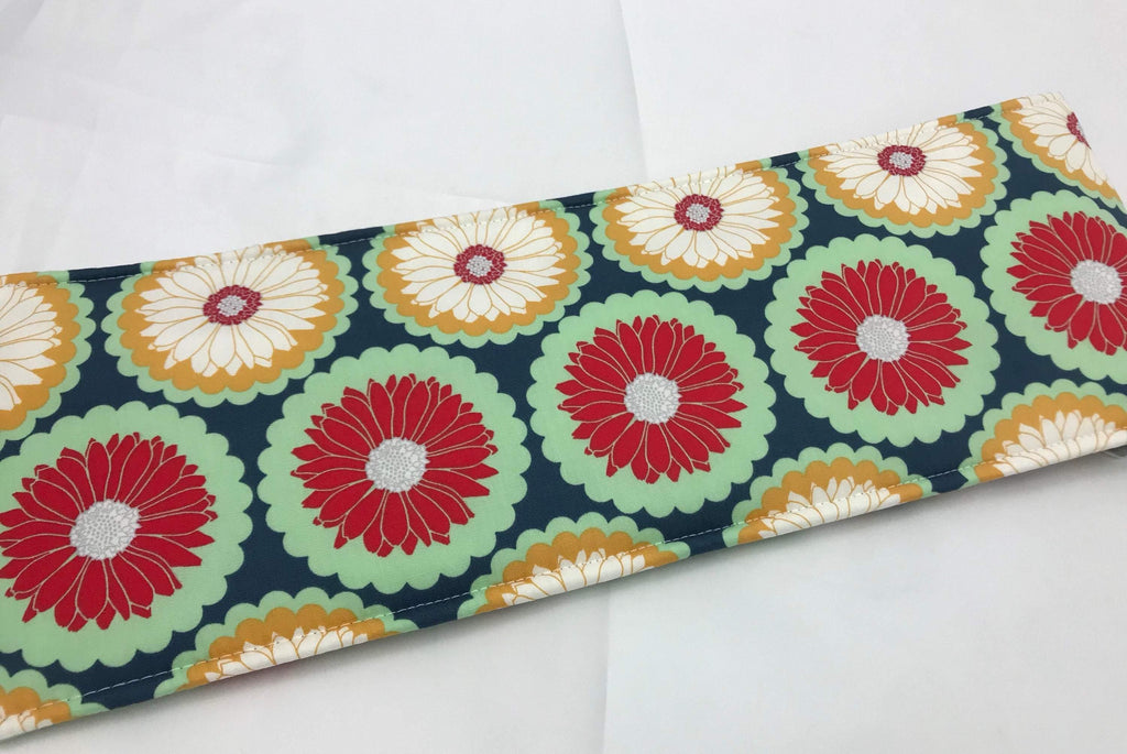 Green Curling Wand Case, Travel Flat Iron Cover, Hair Straightener Bag, Blue - EcoHip Custom Designs