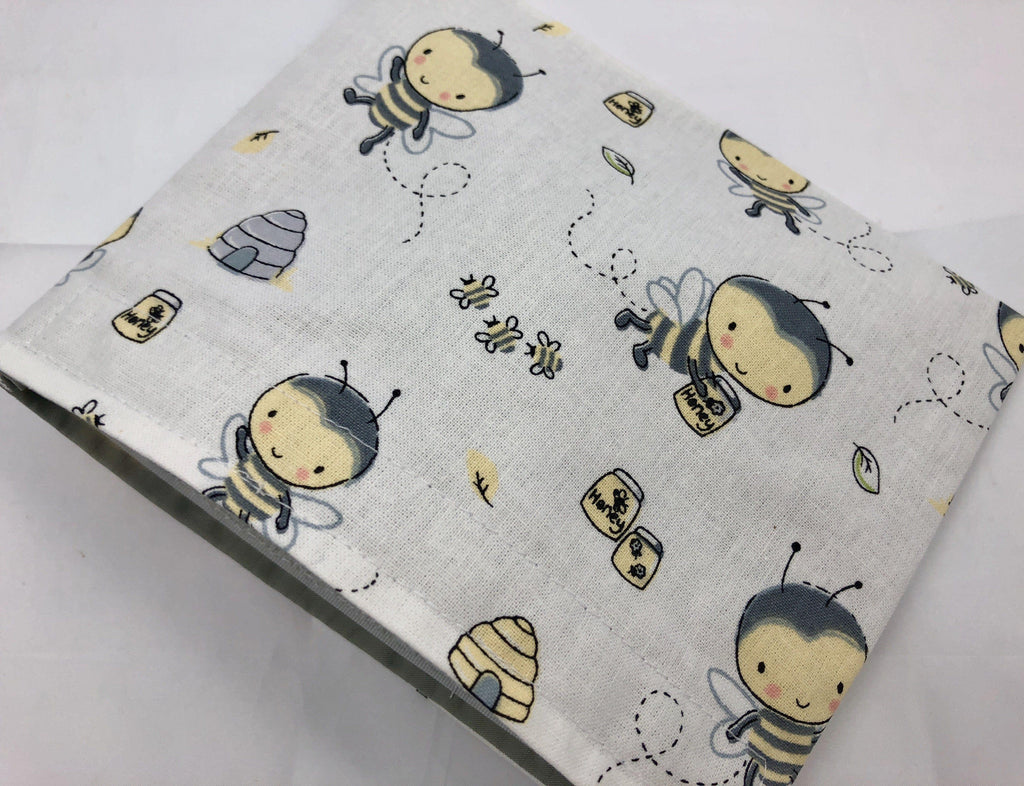 Honey Bee Snack Bag, Kid’s Snack Bag, Reusable Lunchbox - EcoHip Custom Designs