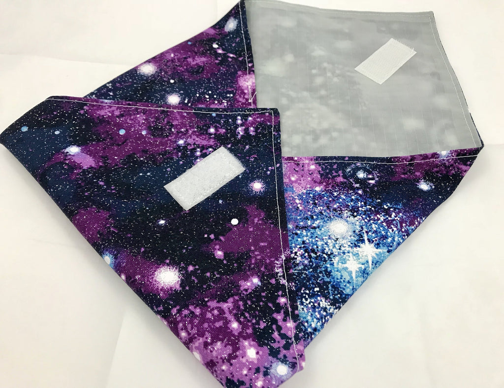 Galaxy Space Sandwich Bag, Purple Sandwich Wrap, Kid's Lunch Napkin - EcoHip Custom Designs