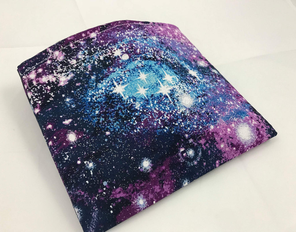 Galaxy Snack Bag, Purple Snack Baggie, Galaxy Space Lunch Bag - EcoHip Custom Designs