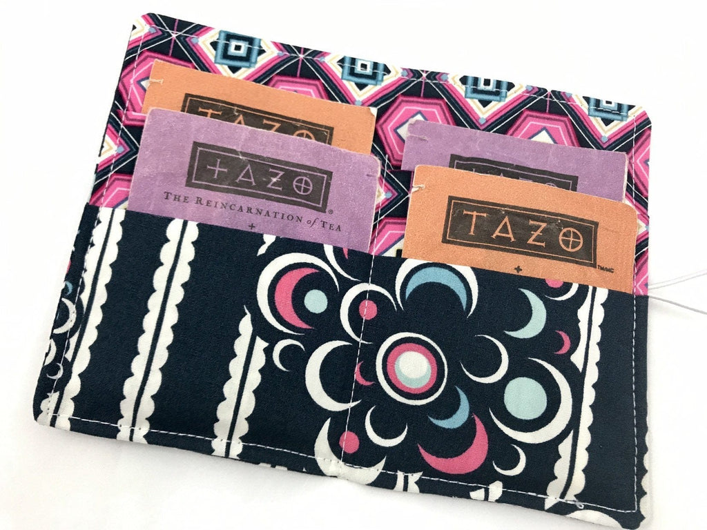 Tea Wallet, Tea Bag Holder, Business Card Case for Women - EcoHip Custom Designs