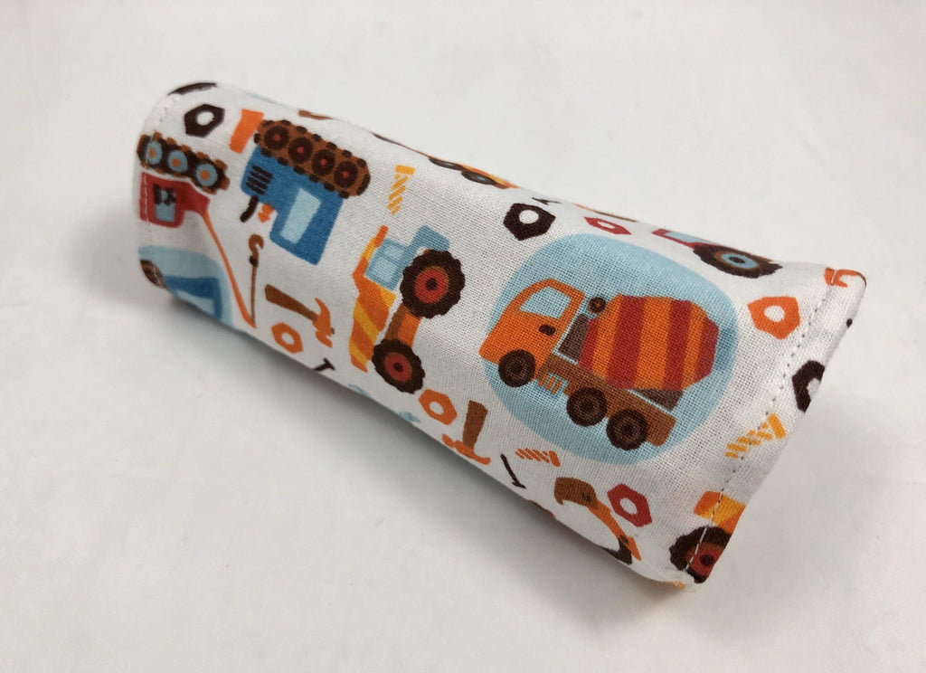 Trucks Crayon Organizer, Construction Crayon Caddy, Toddler Travel Toy - EcoHip Custom Designs