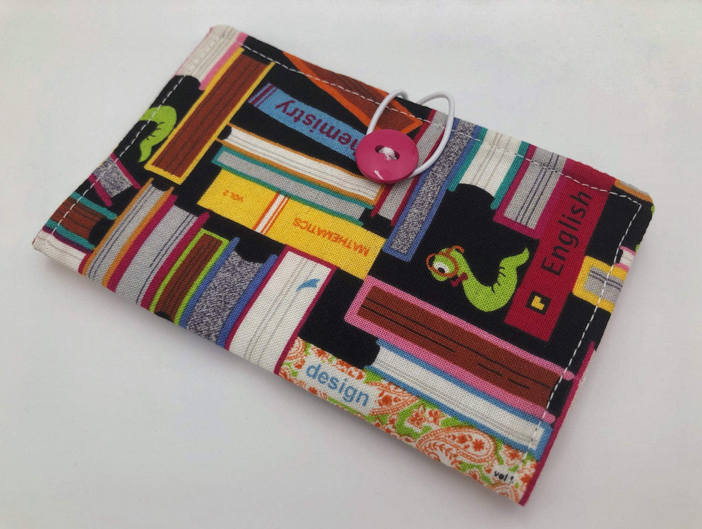 Book Worm Tea Bag Wallet, Librarian Teabag Holder, Book Reader Tea Bag Case - EcoHip Custom Designs