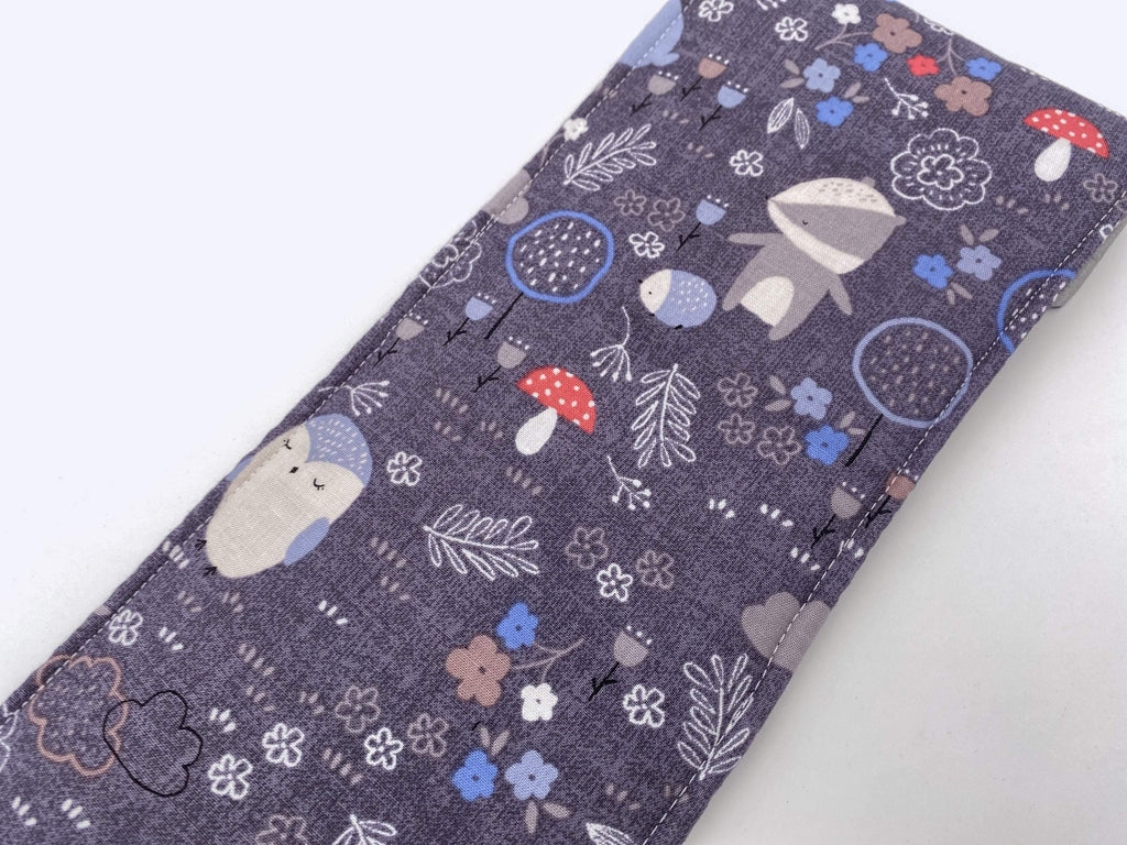 Blue Curling Iron Holder, Curling Iron Case, Flat Iron Holder, Flat Iron Case, Curling Iron Bag, Flat Iron Sleeve - Faded Blue Animals