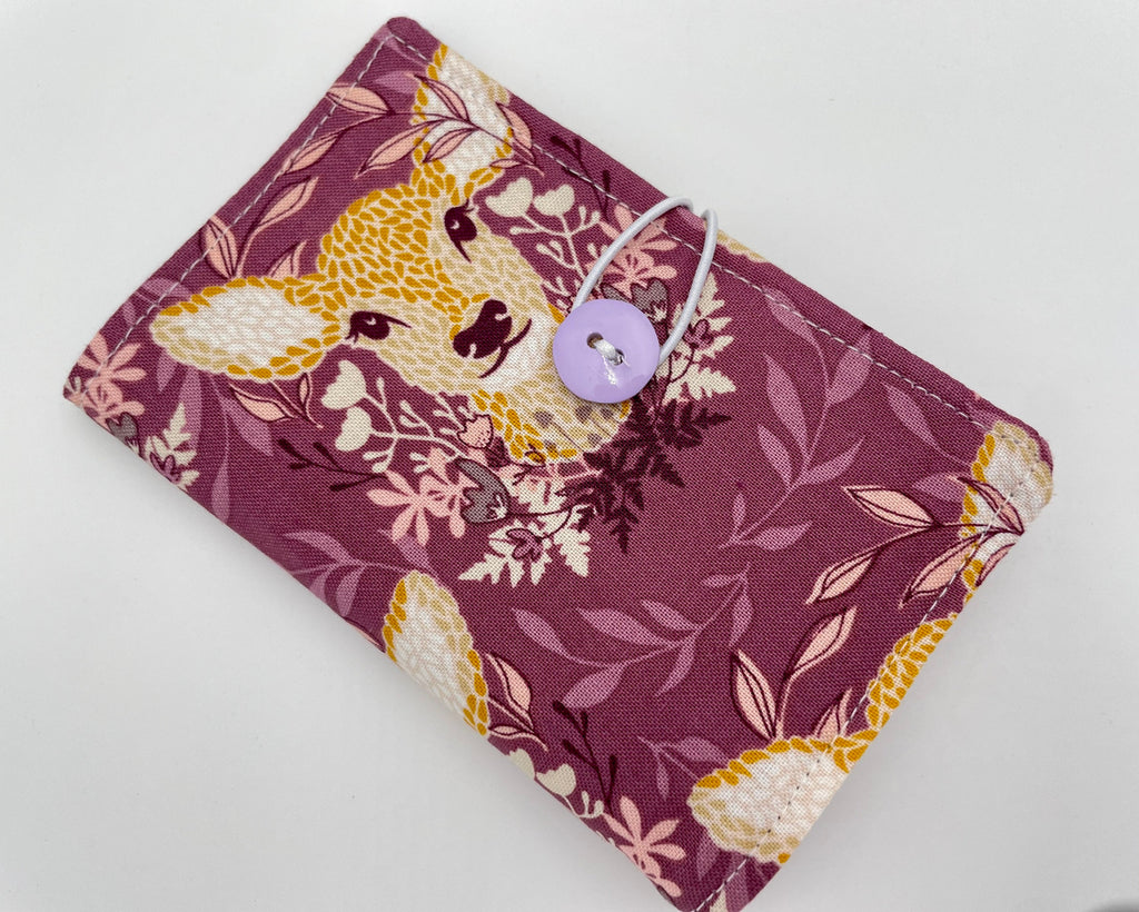 Purple Tea Wallet, Mermaid Tea Bag Holder, Tea Bag Wallet, Teabag Wallet, Teabag Holder, Tea Bag Cozy - Deer Ruby Purple
