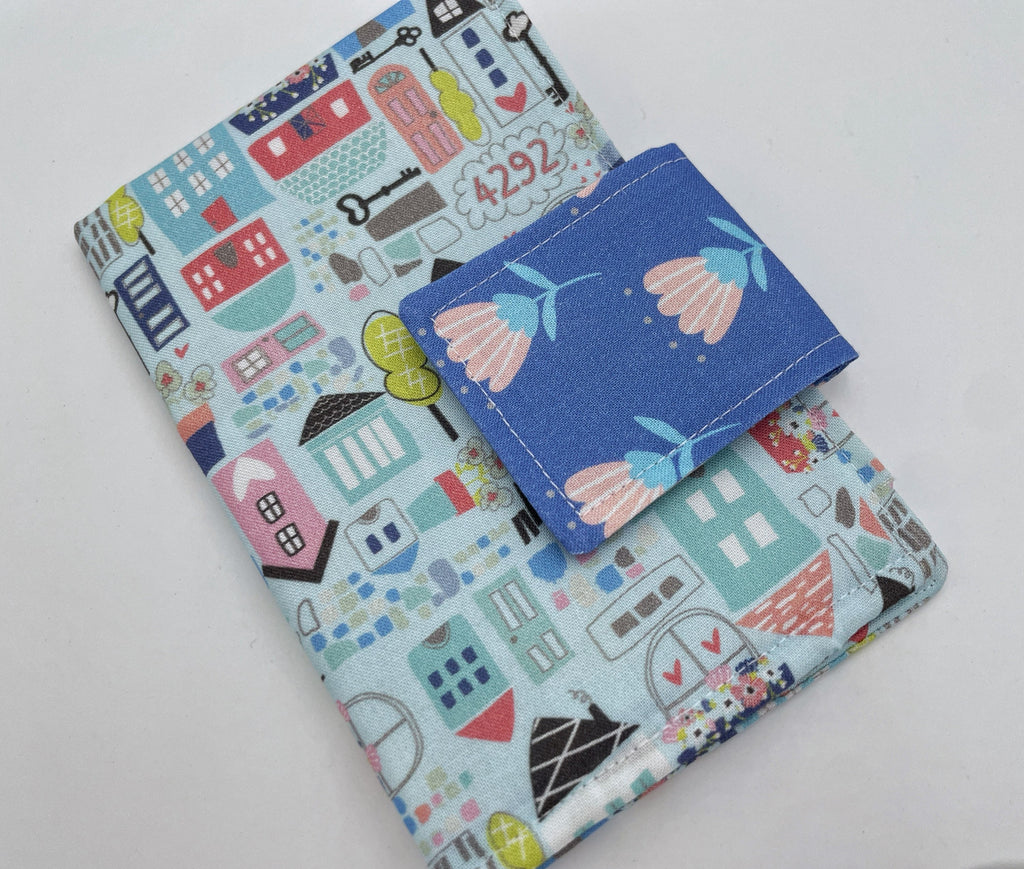 Privacy Pouch, Tampon Case, Sanitary Pad Cozy, Pad Pouch, Tampon Bag, Tampon Holder, Tampon Wallet - Our Town Blue