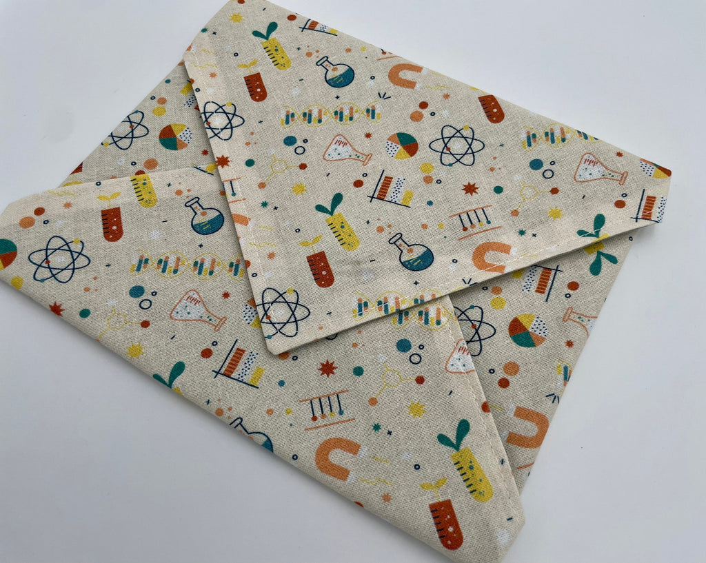 Reusable Sandwich Bag, Sandwich Wrap, Reusable Sandwich Mat, Sandwich Holder - Science Geek