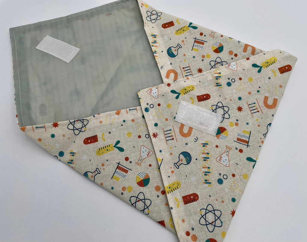 Reusable Sandwich Bag, Sandwich Wrap, Reusable Sandwich Mat, Sandwich Holder - Science Geek