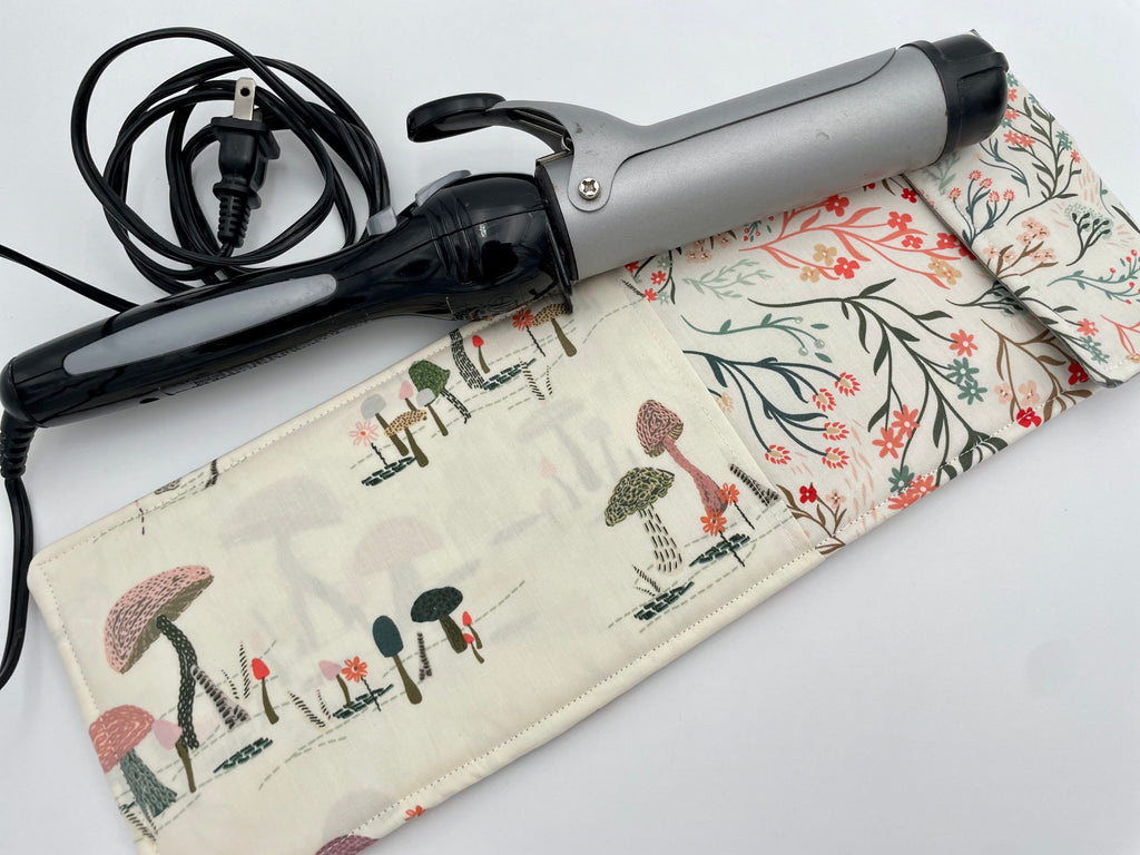 Curling Iron Holder, Curling Iron Case, Flat Iron Holder, Flat Iron Case, Curling Iron Cover, Curling Iron Sleeve - Meadow Wind