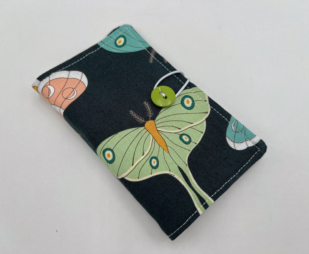 Tea Wallet, Tea Bag Holder, Tea Bag Wallet, Teabag Wallet, Teabag Holder, Tea Bag Organizer - Lunar Moth Night