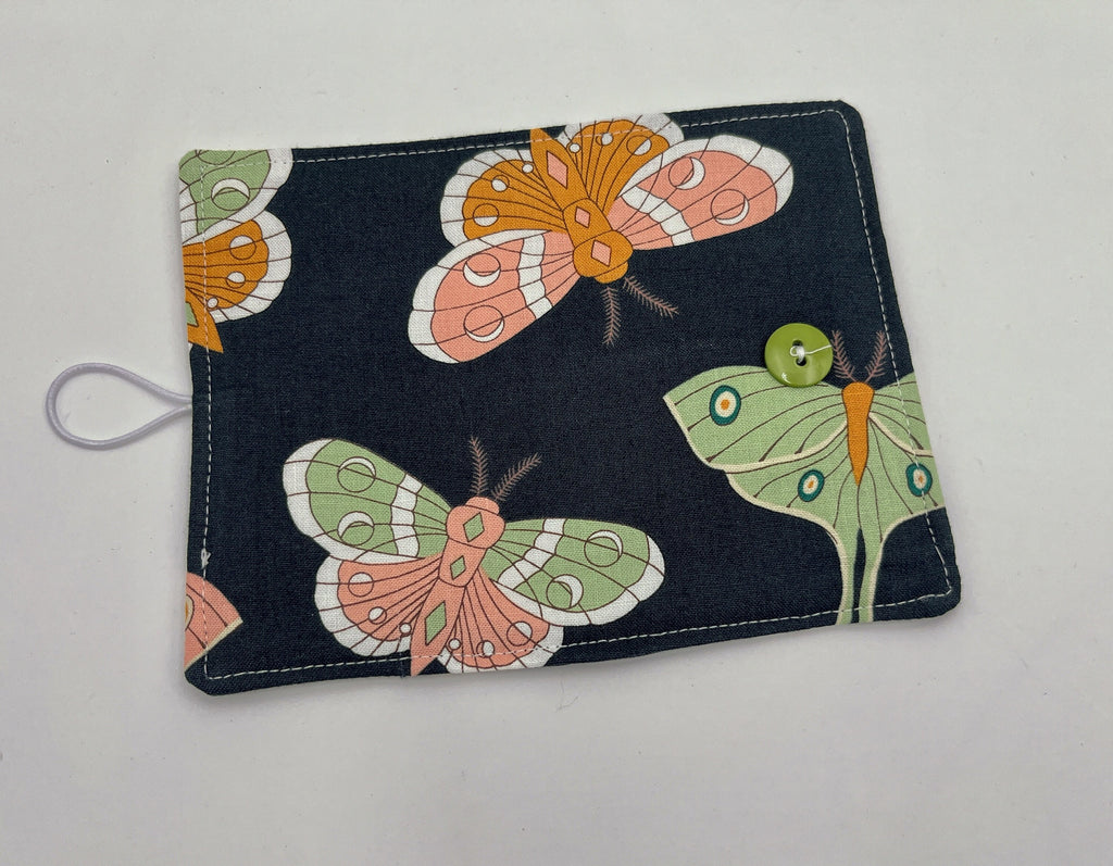 Tea Wallet, Tea Bag Holder, Tea Bag Wallet, Teabag Wallet, Teabag Holder, Tea Bag Organizer - Lunar Moth Night