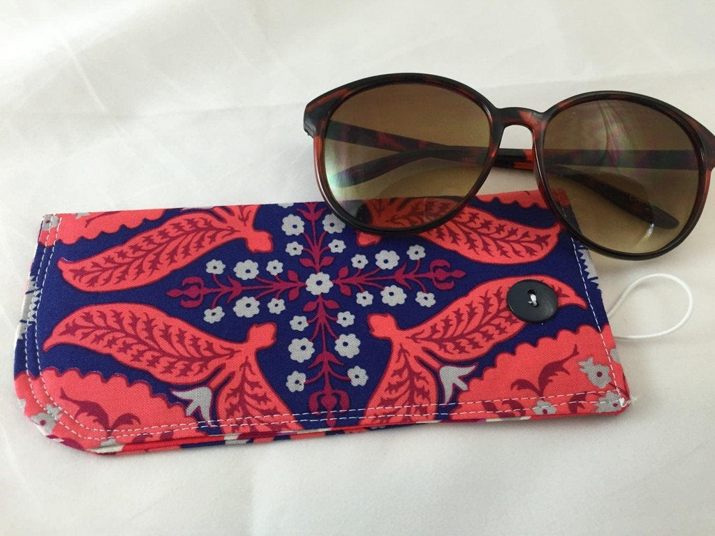 Soft Eyeglass Pouch, Fabric Glasses Sleeve, Sunglasses Case, Eye Glasses Pouch -  Bazaar in Orchid
