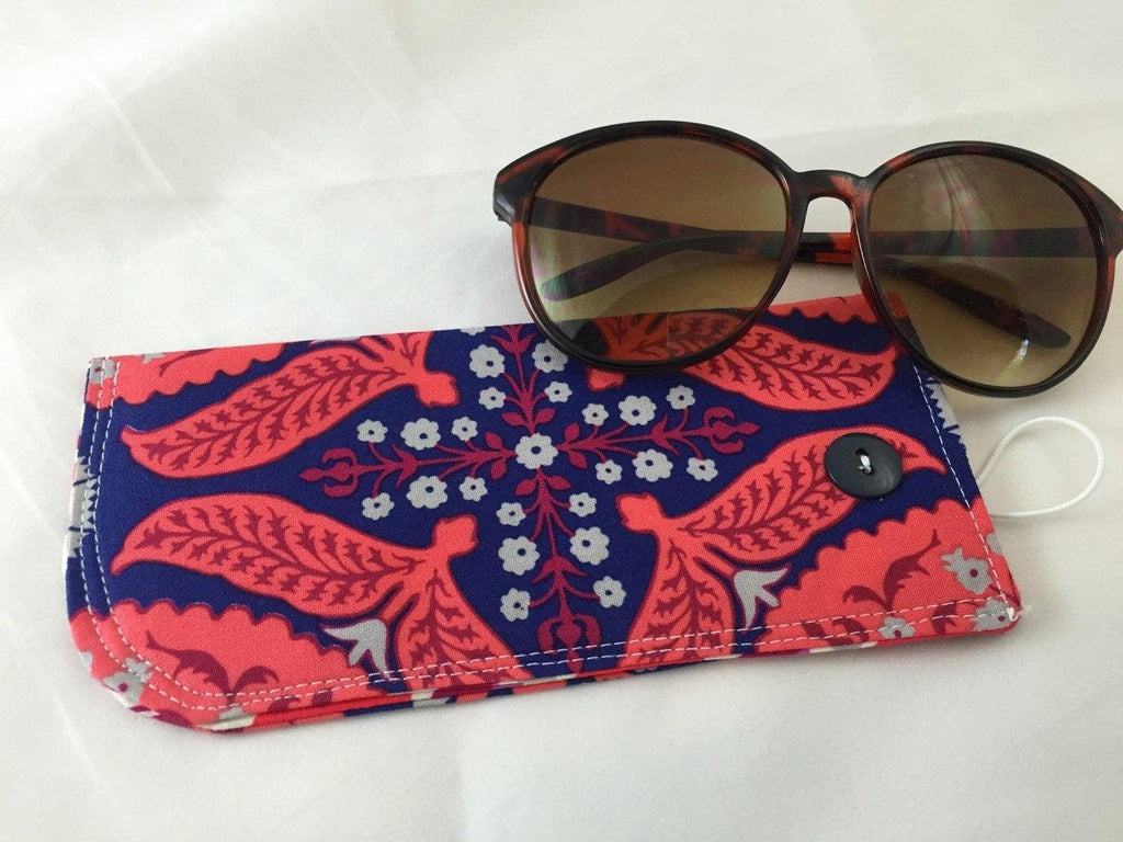 Soft Eyeglass Pouch, Fabric Glasses Sleeve, Sunglasses Case, Eye Glasses Pouch -  Bazaar in Orchid