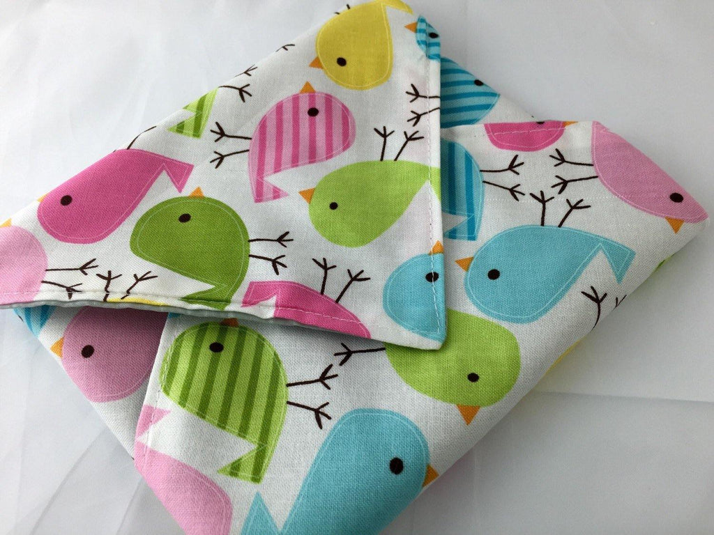 Spring Birds, Reusable Sandwich Mat, School Sandwich Bag, Lunch Napkin - EcoHip Custom Designs