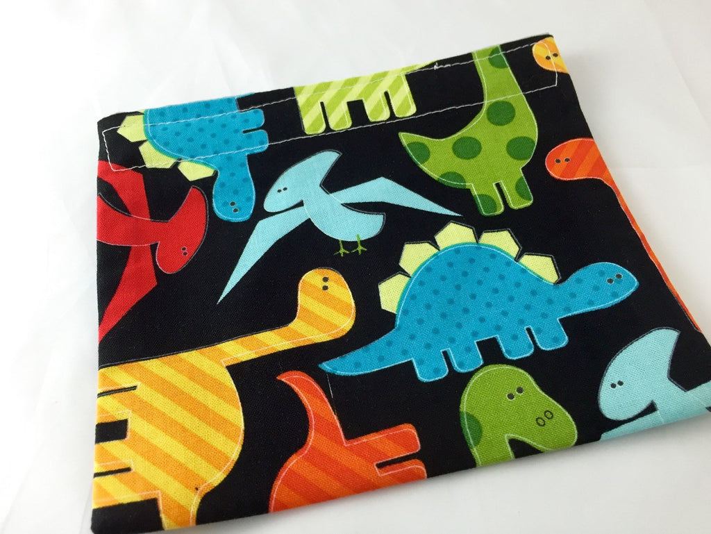 Dinosaur Snack Bag, Eco-Friendly Snack Baggie for Boy's School Lunch - EcoHip Custom Designs