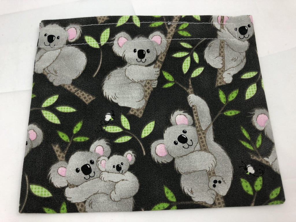 Koala Bear Snack Bag, Kid’s Snack Baggie, Eco-Friendly School Lunch - EcoHip Custom Designs