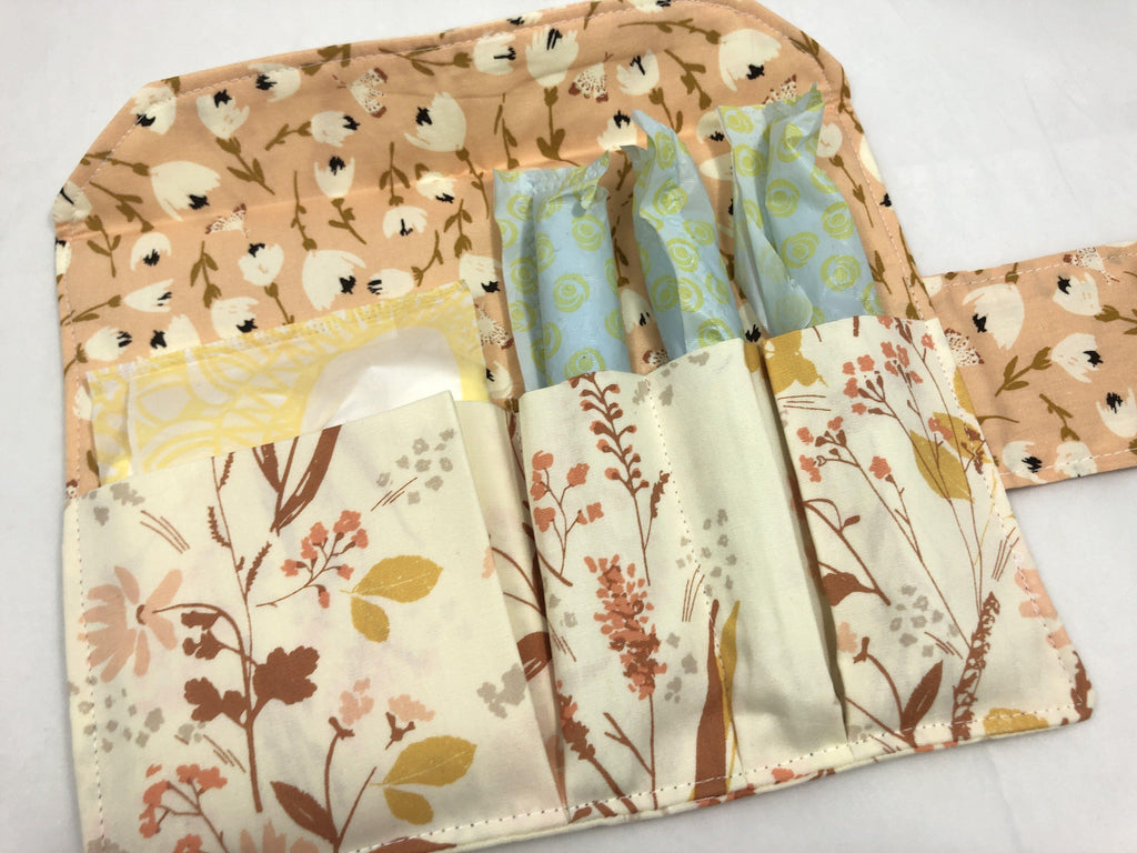 Privacy Pouch, Sanitary Pad Holder, Tampon Case, Time of the Month, Nature - EcoHip Custom Designs