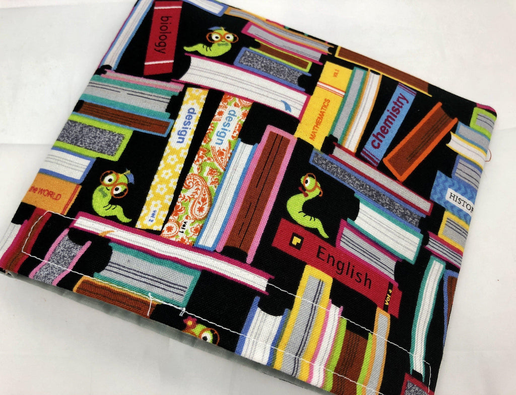 Reusable Kid's Snack Bag, Fabric Snack Baggie, Eco-Friendly, Bookworm Book Lovers - EcoHip Custom Designs