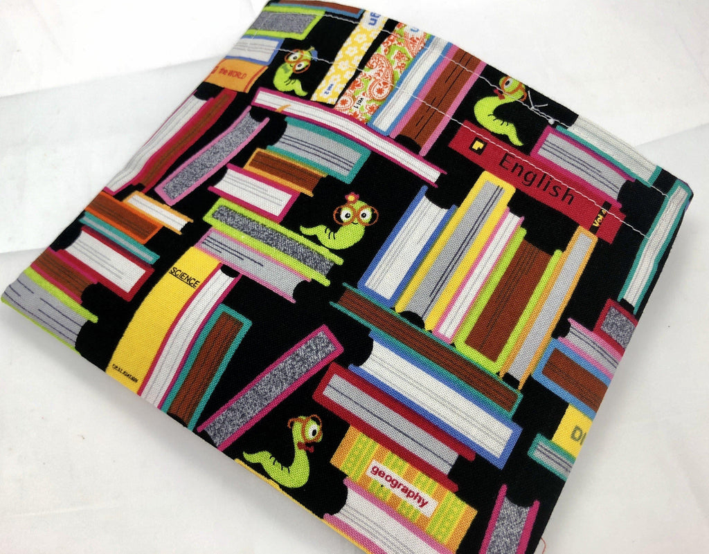 Reusable Kid's Snack Bag, Fabric Snack Baggie, Eco-Friendly, Bookworm Book Lovers - EcoHip Custom Designs