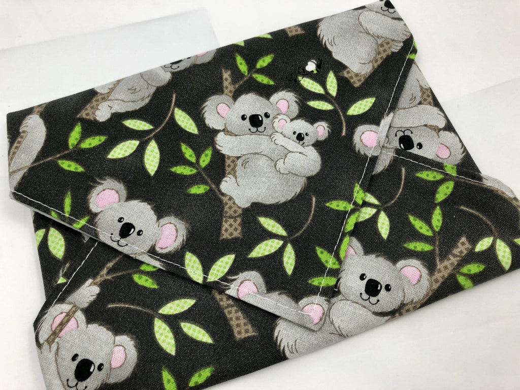 Reusable Sandwich Bag Wrap, Koala Bear Sandwich Mat, School Lunch - EcoHip Custom Designs
