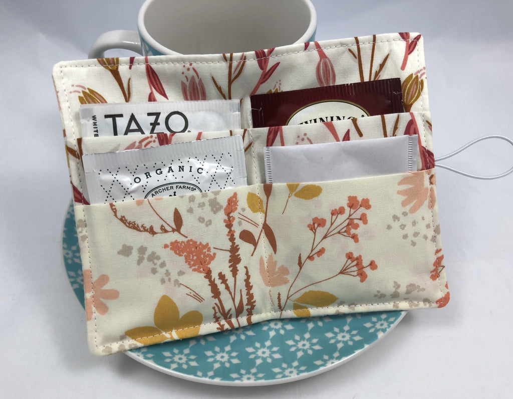 Tea Bag Holder, Travel Tea Case, Business Card Wallet, Tea Drinker Gift, Nature - EcoHip Custom Designs