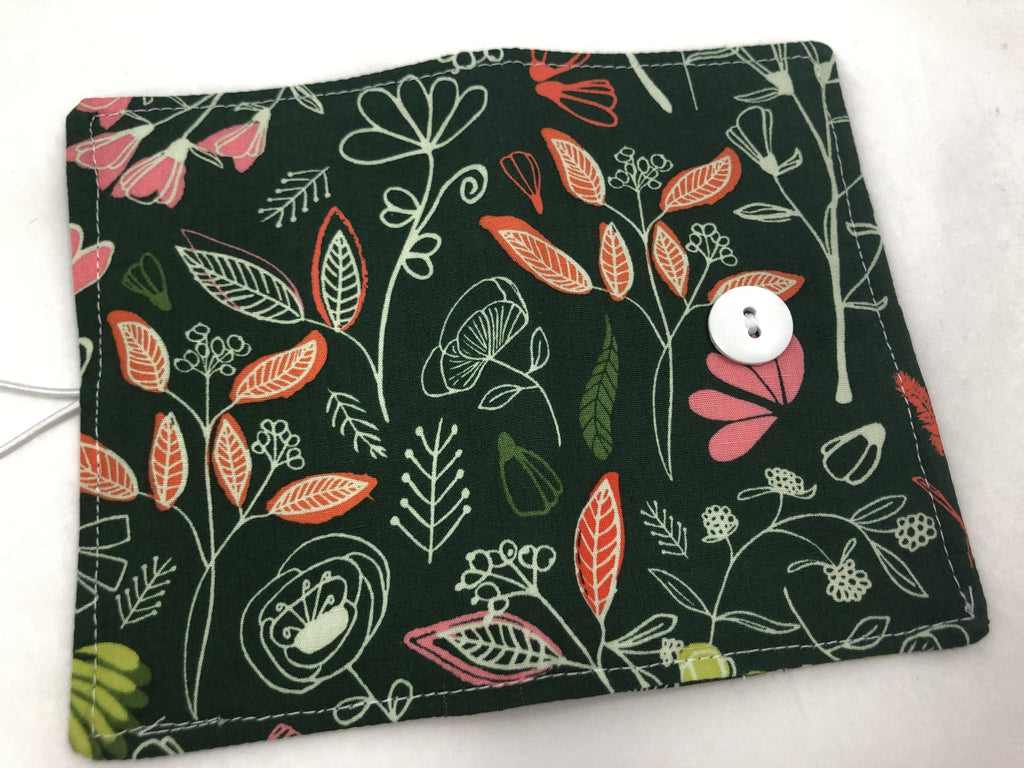 Teabag Holder, Travel Tea Bag Wallet, Tea Lovers, Dark Forest - EcoHip Custom Designs